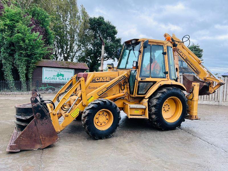 CASE 580SK 4WD BACKHOE DIGGER C/W EXTENDING DIG & 2 X BUCKETS *VIDEO*