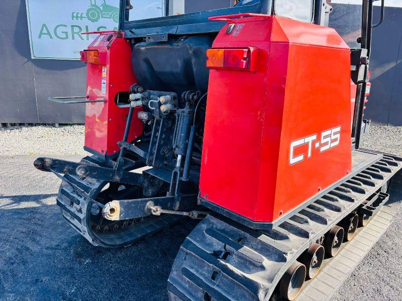 YANMAR CT55 CRAWLER TRACTOR*C/W LINKAGE AND PTO*READING 1276 HOURS*VIDEO*