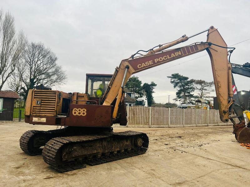CASE POCLAIN 688 TRACKED EXCAVATOR C/W CUMMINS TURBO ENGINE *VIDEO*