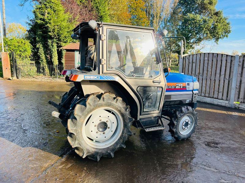 ISEKI TG21 4WD COMPAC TRACTOR * 1162 HOURS * C/W REAR LINKAGE 