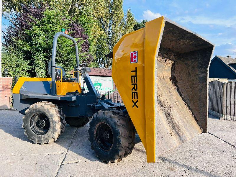 TEREX TA6 4WD DUMPER * YEAR 2014, 1499 HOURS* C/W ROLE BAR *VIDEO*