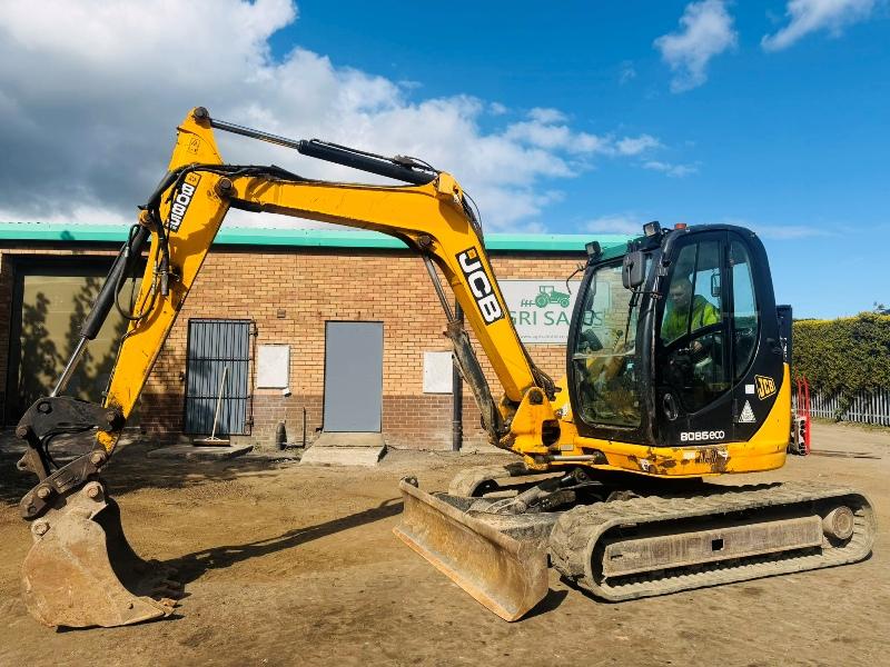 JCB 8085 ZTS EXCAVATOR*C/W BUCKET*YEAR 2012*VIDEO*