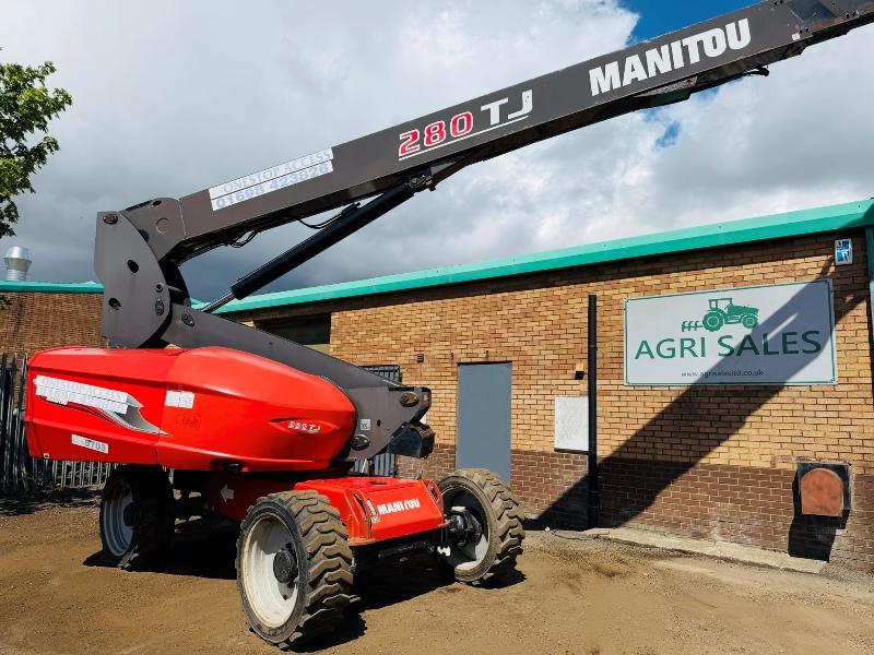 MANITOU 280TJ ARTICULATED BOOM LIFT*YEAR 2016*VIDEO*