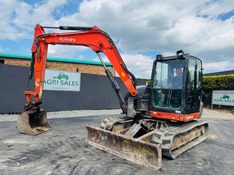 KUBOTA KX080-4A EXCAVATOR *C/W BUCKET* YEAR 2018*VIDEO*