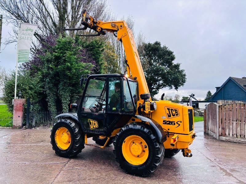 JCB 526S 4WD TELEHANDLER *AG-SPEC* C/W JOYSTICK CONTROL & PALLET TINES *VIDEO*