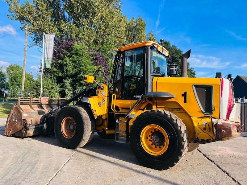 JCB 436EHT 4WD WASTE MASTER LOADING SHOVEL *YEAR 2011* C/W TOE TIP BUCKET *VIDEO*