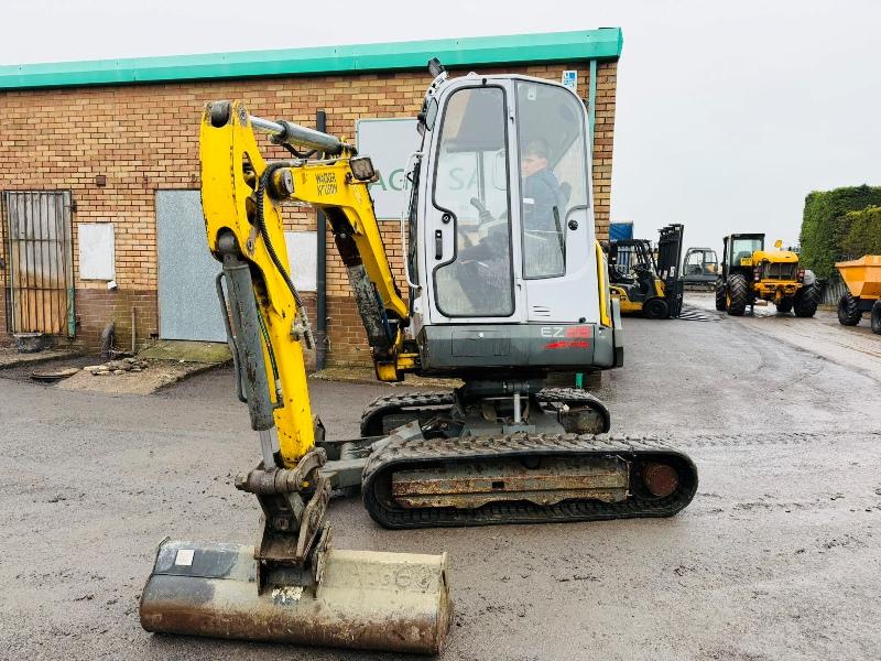 WACKER NEUSON EZ28 EXCAVATOR*C/W VDS*YEAR 2016*VIDEO*