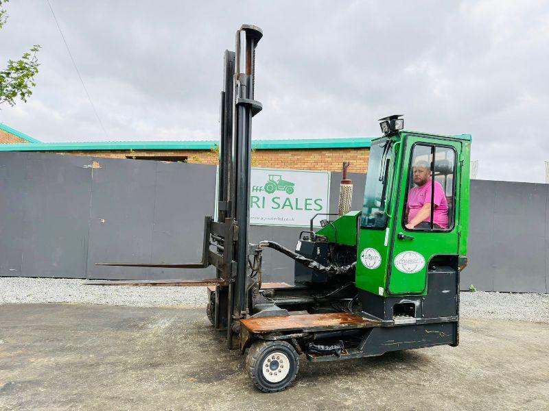 COMBILIFT C4000 DIESEL TRUCK MOUNTED FORKLIFT*C/W FORK POSITIONER*VIDEO*