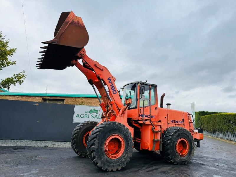FIAT HITACHI W190 WHEELED LOADER*C/W BUCKET*VIDEO*