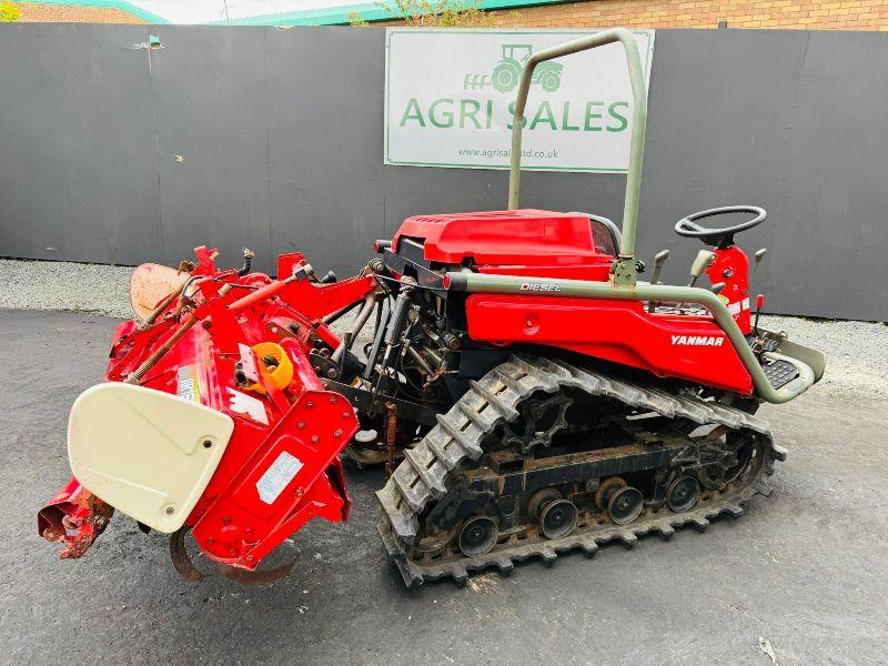 YANMAR AC18 TRACKED COMPACT TRACTOR*C/W AR160 ROTOVATOR*VIDEO*