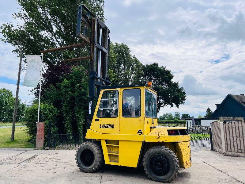 LANCING HENLEY 7/12 DIESEL FORKLIFT C/W SIDE SHIFT *VIDEO*