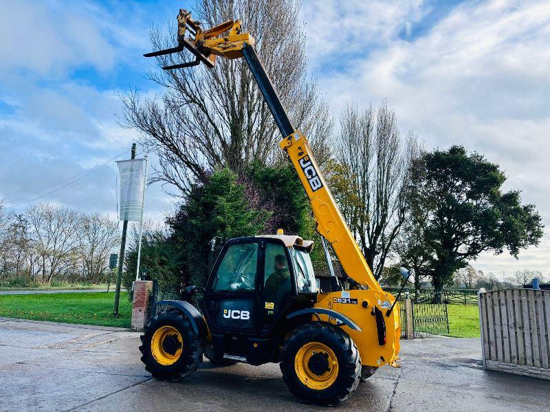 JCB 531-70 4WD TURBO TELEHANDLER *YEAR 2013* C/W PALLET TINES *VIDEO*