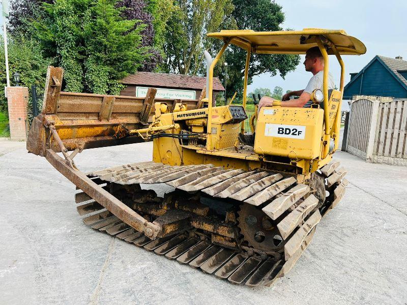 MITSUBISHI BD2P DOZER C/W STRAIGHT BLADE & TILT *VIDEO*