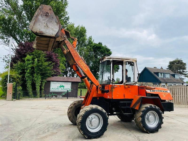 LIEBHERR L508 4WD LOADING SHOVEL C/W TOE TIP BUCKET 