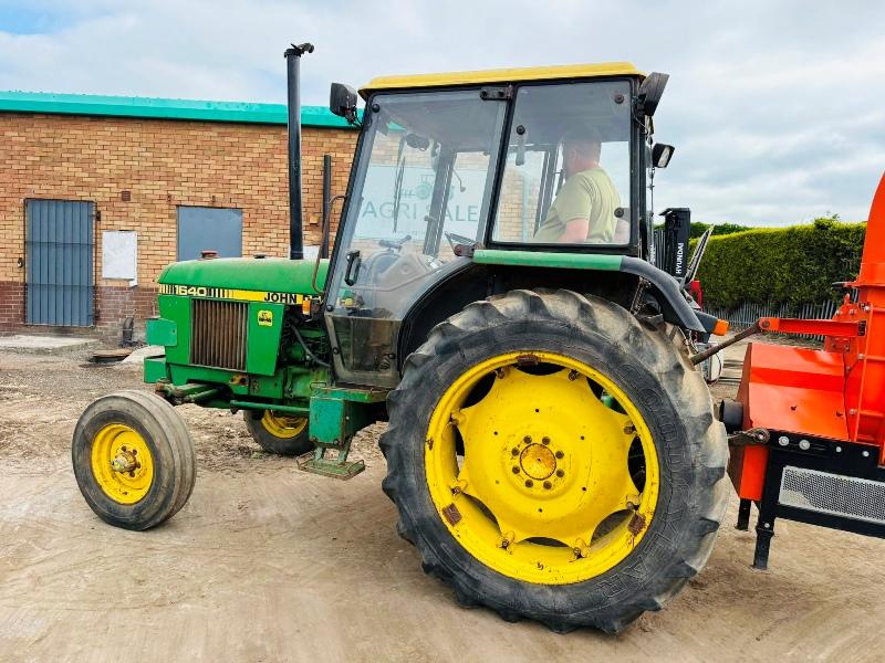 JOHN DEERE 1640 2WD TRACTOR*C/W REAR LINKAGE*VIDEO*