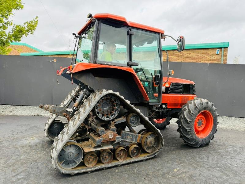 KUBOTA M100 HALF TRACK TRACTOR*C/W REAR LINKAGE & PTO*1216 HOURS*VIDEO*