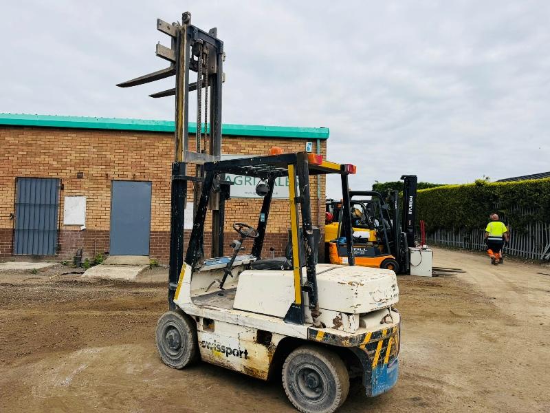 COVENTRY CLIMAX LTD DAQ2.5 1559 FORKLIFT*C/W PALLET TINES*VIDEO*