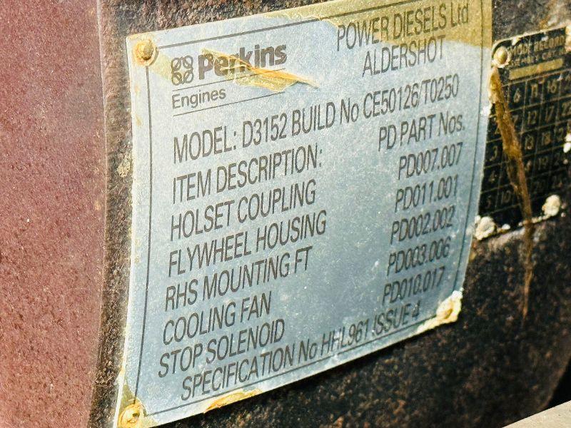 EX MOD ENGINE DRIVEN GENERATOR*C/W SINGLE OR 3PHASE*VIDEO*