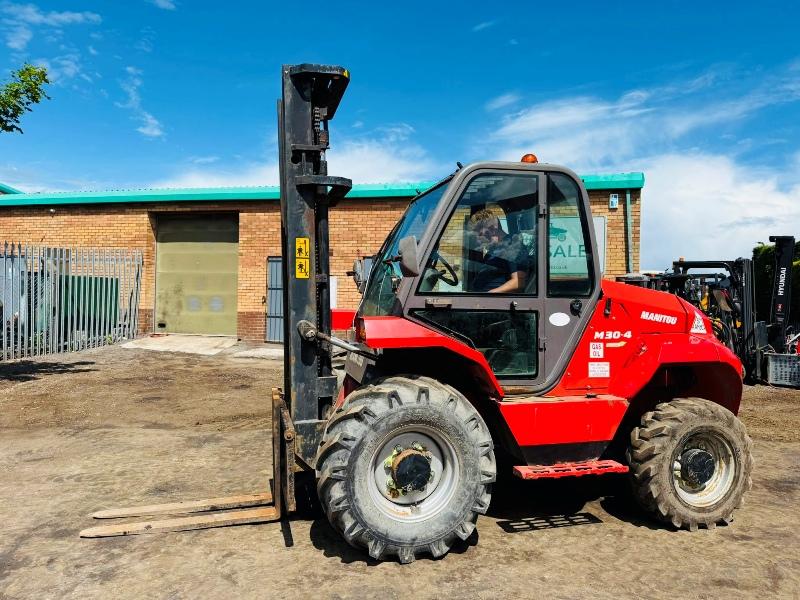 MANITOU M30-4 FORKLIFT*C/W PUH*YEAR 2015*8030 HOURS*VIDEO*