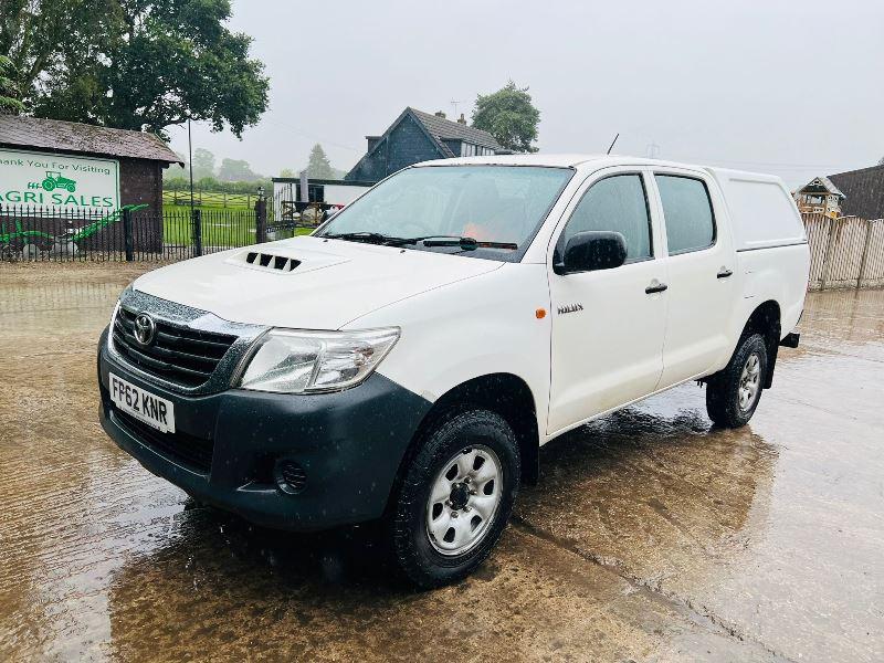 TOYOTA HILUX 2.5L DOUBLE CAB PICK UP *YEAR 2012* C/W CANOPY *VIDEO*