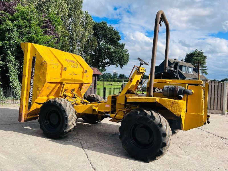 THWAITES ALLDRIVE 6000 4WD DUMPER C/W ROLE BAR & PERKINS ENGINE *VIDEO*