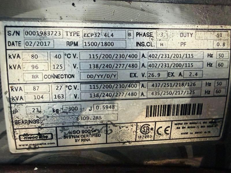 F G WILSON XD80P1 80KVA DIESEL GENERATOR*YEAR 2017*VIDEO*