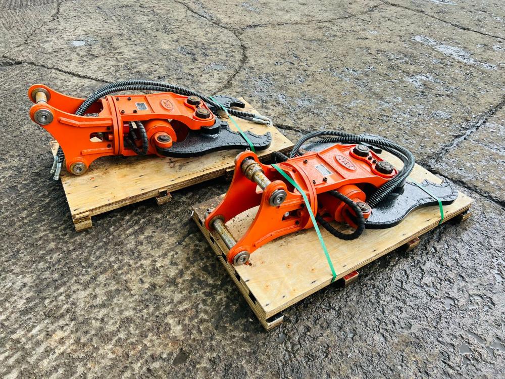 UNUSED HYDRAULIC ROTATING SHEAR TO SUITE EXCAVATOR * CHOICE OF TWO *