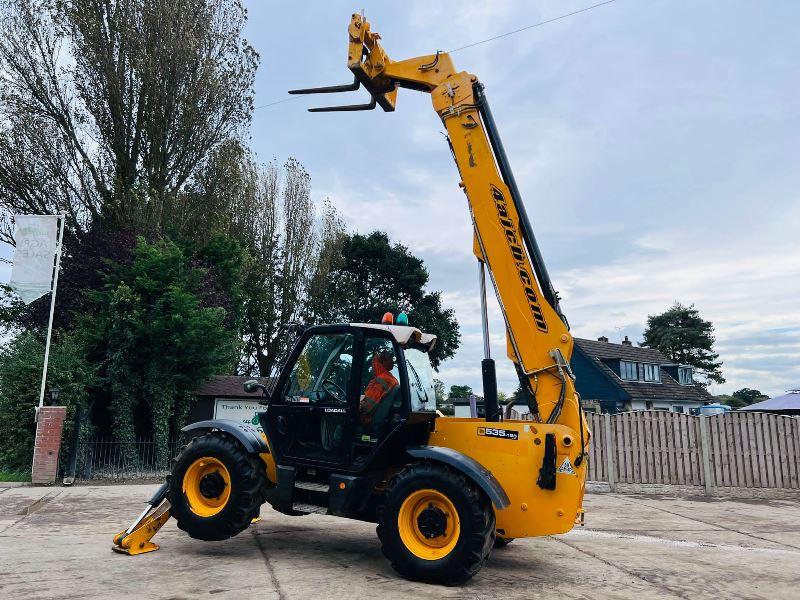 JCB 535-125HI VIZ 4WD TELEHANDLER *YEAR 2015,12.5 METER* C/W TINES *VIDEO*