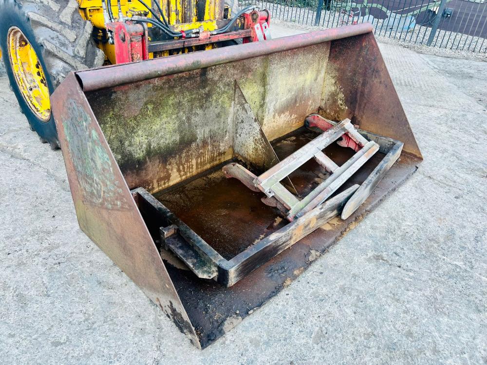 COVENTRY CLIMAX ROUGH TERRIAN DIESEL FORK LIFT C/W PALLET TINES & TOE TIP BUCKET 