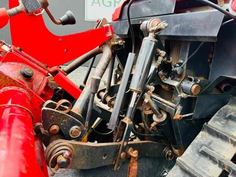 YANMAR AC18 TRACKED COMPACT TRACTOR*C/W AR160 ROTOVATOR*VIDEO*