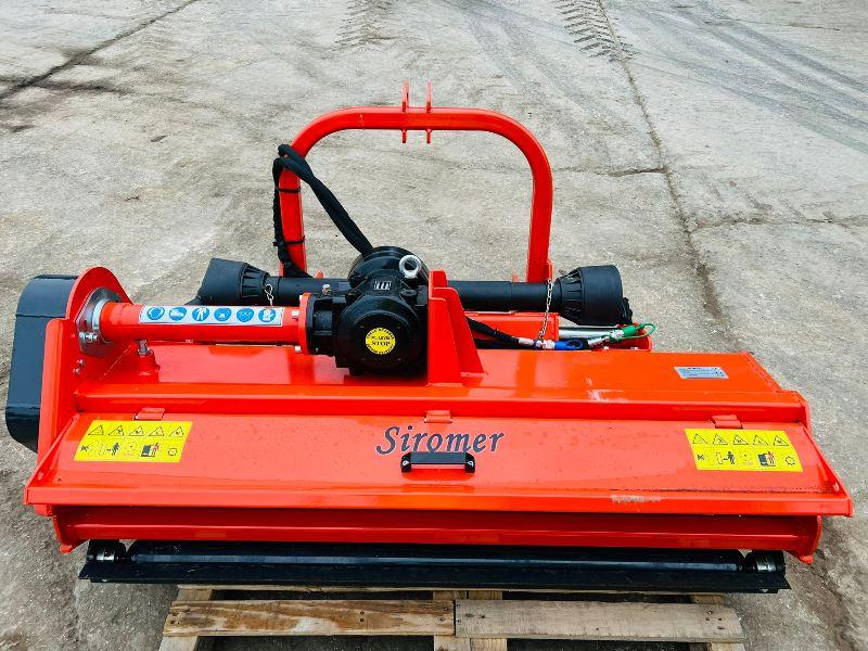 BRAND NEW SIROMER EFGCHMZ-145T FLAIL MOWER *YEAR 2023* C/W PTO SHAFT *VIDEO*