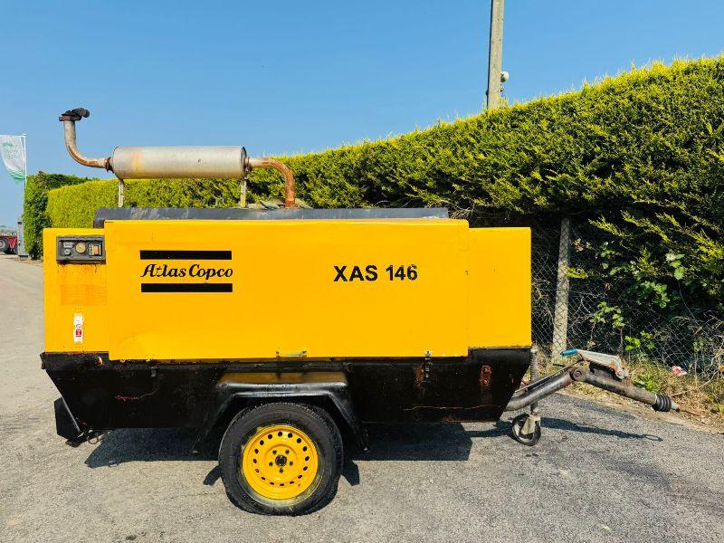 ATLAS COPCO XAS 146 AIR COMPRESSOR*VIDEO*