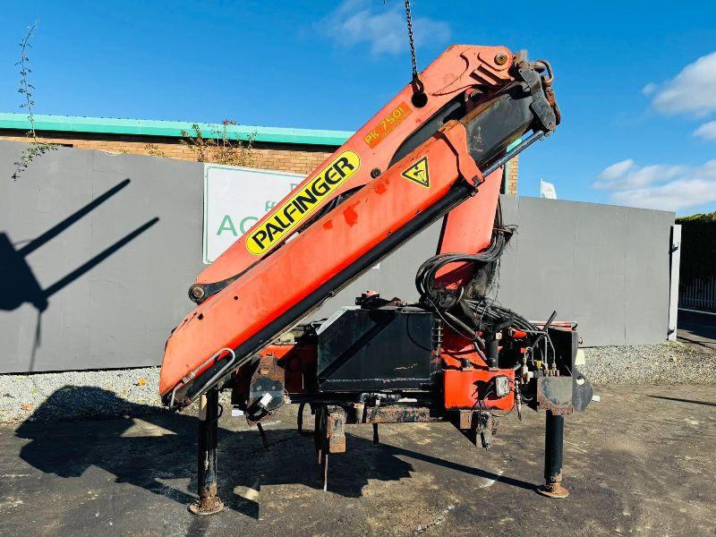 PALFINGER PK7501 HIAB CRANE*C/W SUPPORT LEGS*VIDEO*