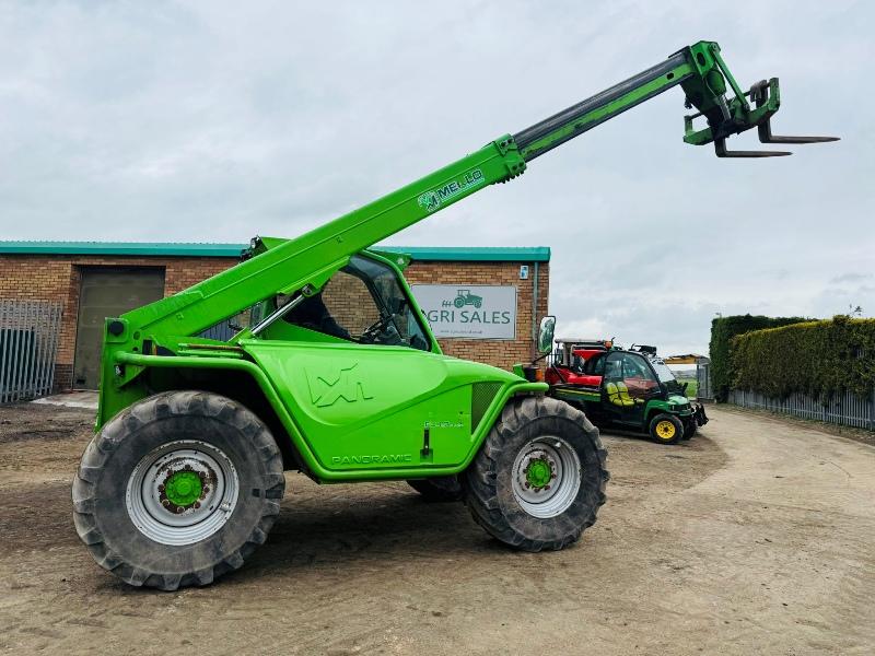 MERLO P34.7+ TURBO TELEHANDLER*C/W PALLET TINES*YEAR 2014*VIDEO*