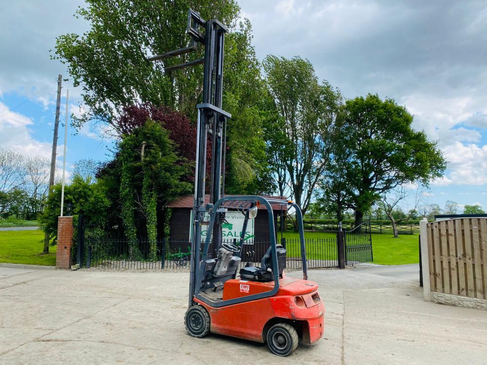 BT CBE 1.5F BETTERY FORKLIFT * CONTAINER SPEC * C/W SIDE SHIFT * SEE VIDEO *
