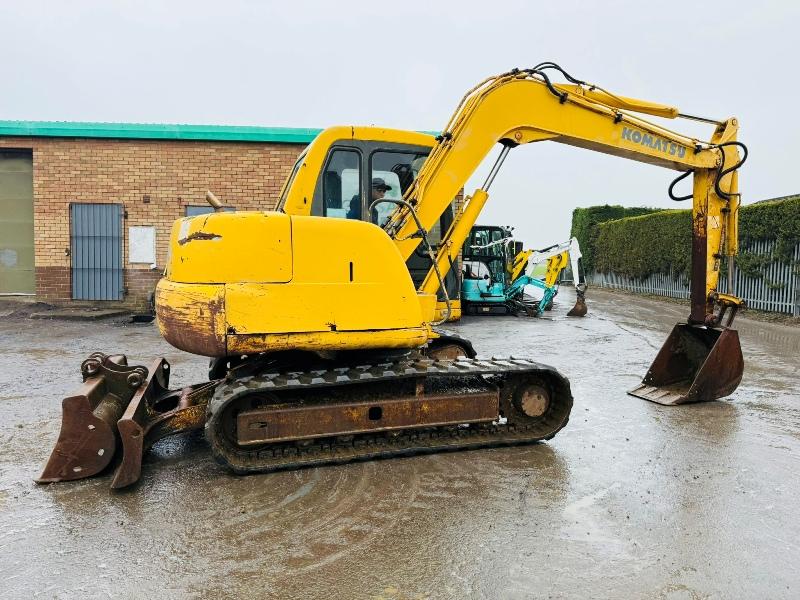KOMATSU PC60 EXCAVATOR *C/W 2 BUCKETS*VIDEO*