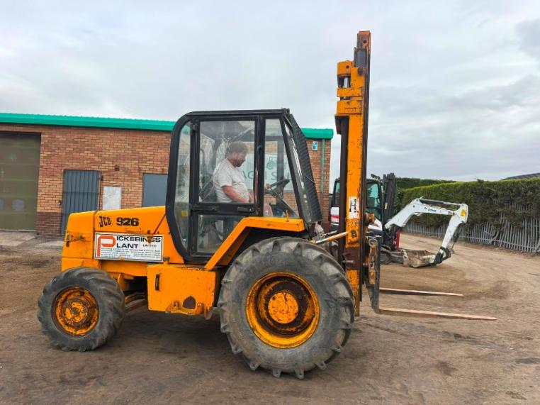 JCB 926 ROUGH TERRAIN FORKLIFT*C/W PALLET TINES*VIDEO*