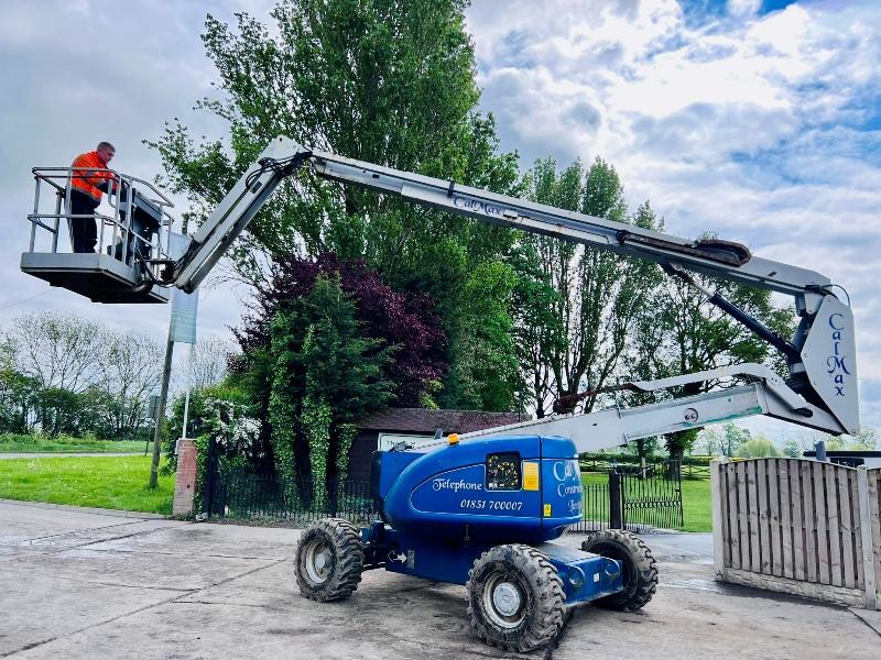 JLG 600AJ AIREL PLATFORM * 60FT REACH * C/W TELESCOPIC BOOM *VIDEO*
