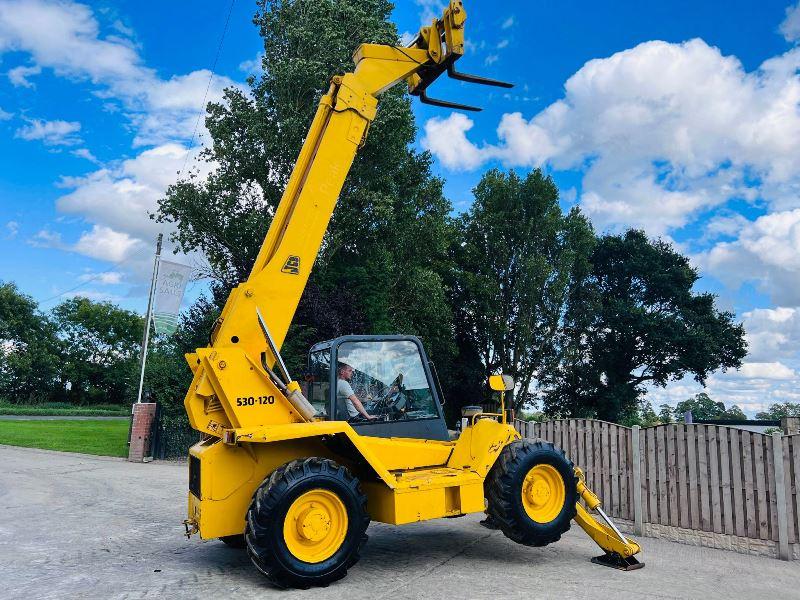 JCB 530-120 4WD TELEHANDLER *12 METERS* C/W PALLET TINES *VIDEO*
