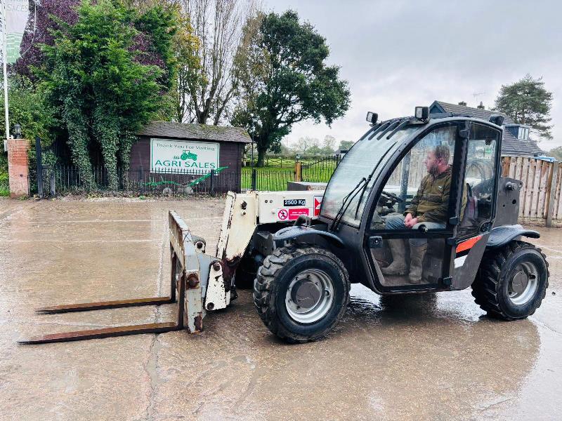 TEREX TELEIFT 2506 4WD TELEHANDLER C/W PALLET TINES *VIDEO*