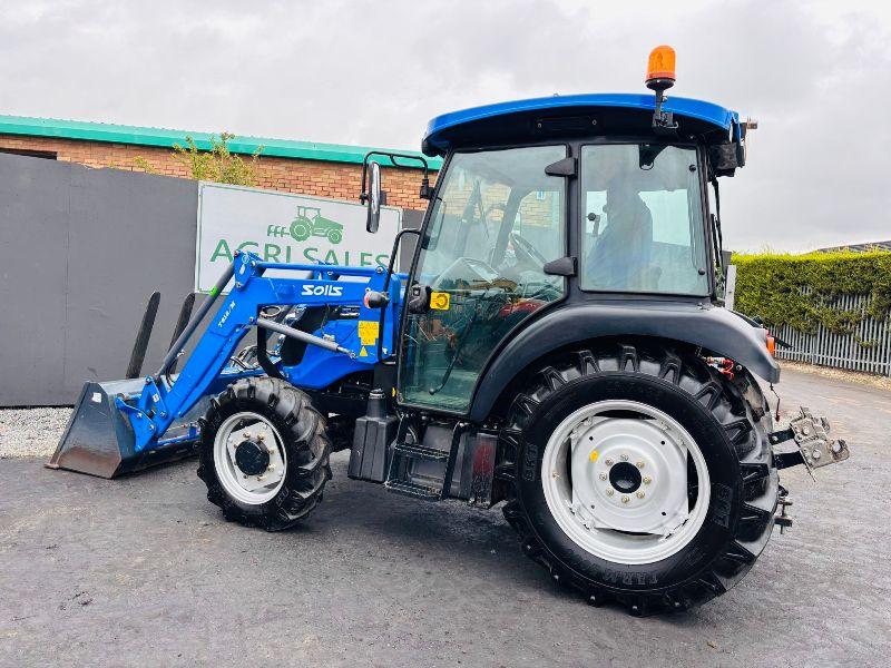 SOLIS 50RX TRACTOR*C/W SOLIS FRONT LOADER*194 HOURS*YEAR 2021*VIDEO*