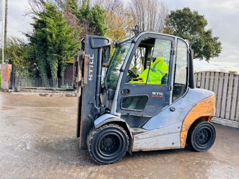 STILL RX70-45 DIESEL CONTAINER SPEC FORKLIFT *YEAR 2015* C/W 3 STAGE MAST *VIDEO*