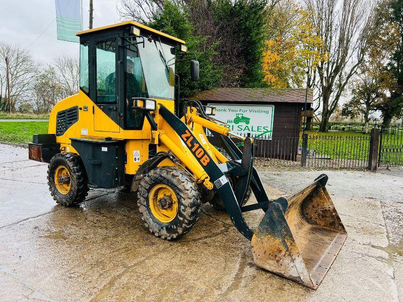 ZL10B 4WD LOADING SHOVEL C/W BUCKET * VIDEO *