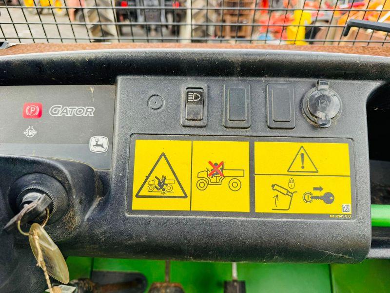JOHN DEERE TX 4X2 GATOR*YEAR 2017*C/W ELECTRIC TIP*VIDEO*