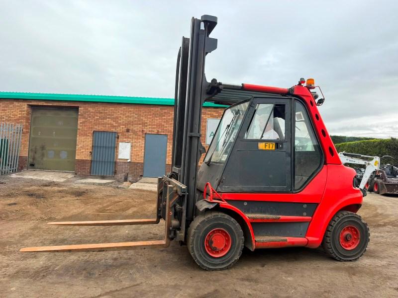 LINDE H70D FORKLIFT*C/W FORK POSITIONER*VIDEO*