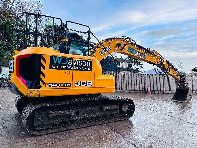 JCB 140XLC TRACKED EXCAVATOR *YEAR 2020, 3774 HOURS* C/W QUICK HITCH *VIDEO*
