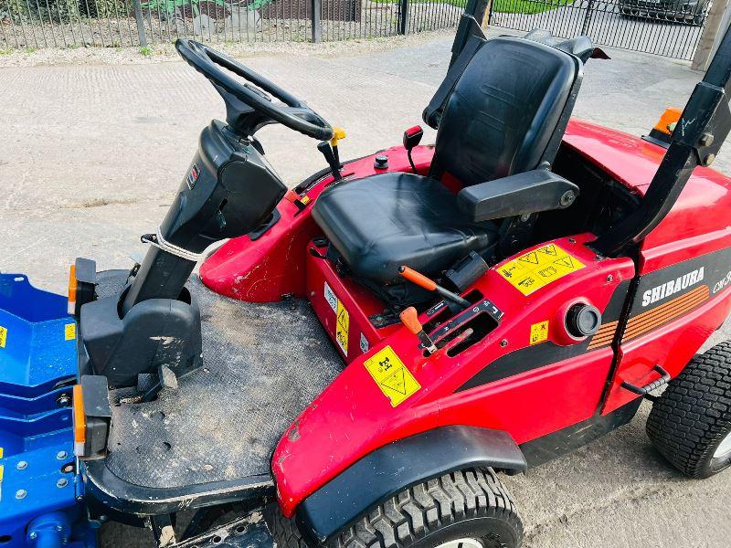 SHIBAURA CM364 RIDE MOWER *1623 HOURS* C/W ROLE BAR *VIDEO*