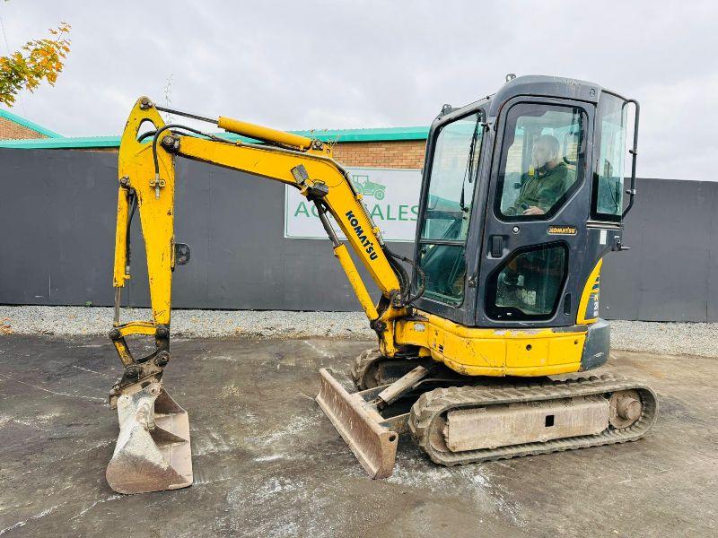 KOMATSU PC20MR EXCAVATOR*C/W BUCKET*YEAR 2010*VIDEO*
