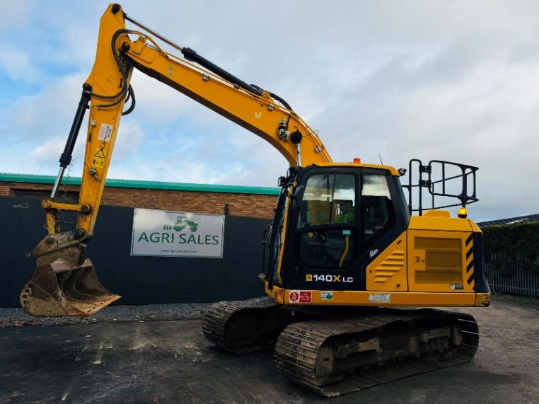 JCB 140XLC TRACKED EXCAVATOR*7007 HOURS*C/W BUCKET*YEAR 2021*VIDEO*