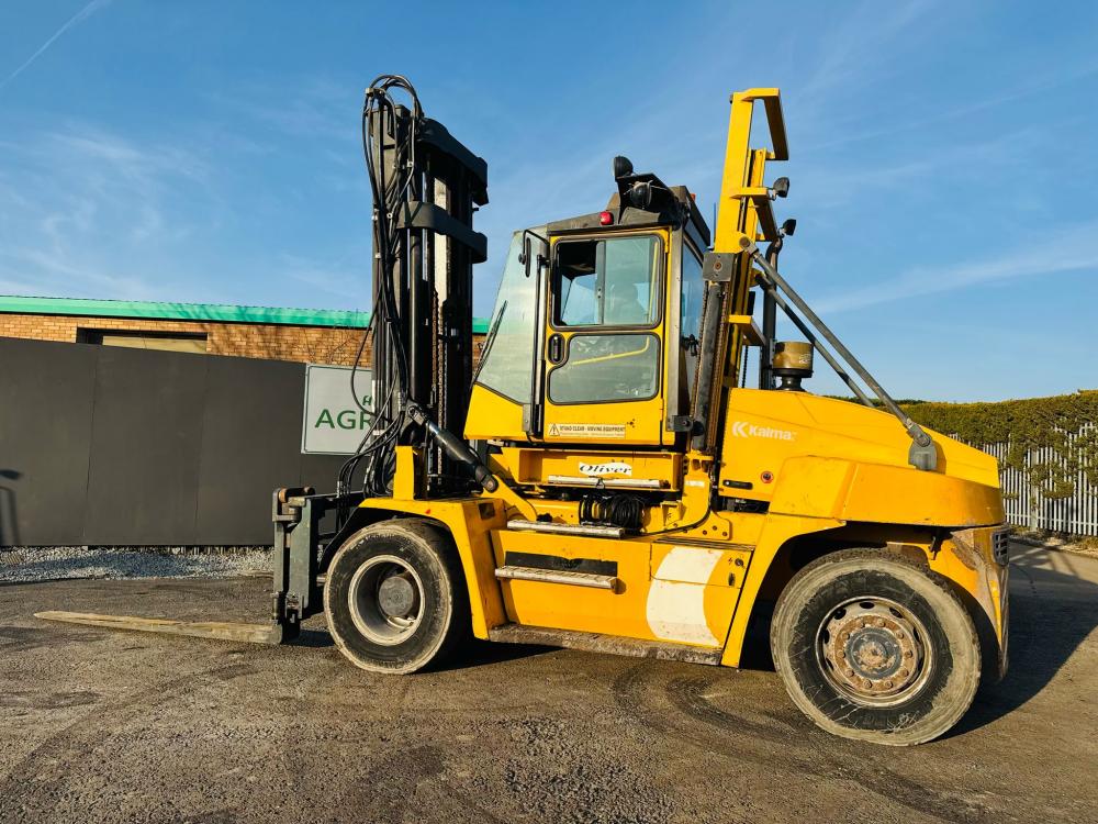 KALMAR DCE 100-6 2 STAGE MAST FORKLIFT *YEAR 2009*VIDEO*